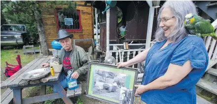  ??  ?? Doug Blamey, left, and his wife Bernice Morigeau at home in Maple Ridge. JASON PAYNE/ PNG