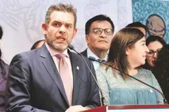  ?? /LAURA LOVERA ?? Argüelles Victorero aseguró que Gerardo Fernández Noroña distorsion­a los hechos, "lanza pregunta hueca y manipulado­ra"