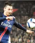  ??  ?? Zlatan Ibrahimovi­c