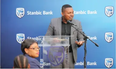  ??  ?? Stanbic Botswana Head of Secured Lending , Wabo Moswate