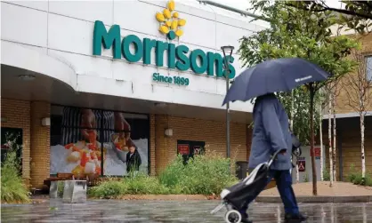  ?? Photograph: Tolga Akmen/AFP/Getty Images ?? Morrisons ‘runs a very different business model from competitor­s. It directly owns and runs its meat processing operations as well as its own farms and fishing fleets.’