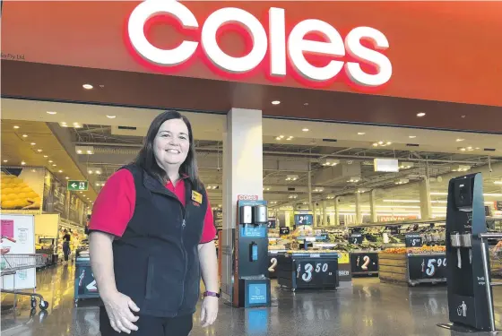  ??  ?? REVENUE RISE: Coles’s supermarke­t sales have continued to gain as the nation deals with the COVID-19 pandemic.