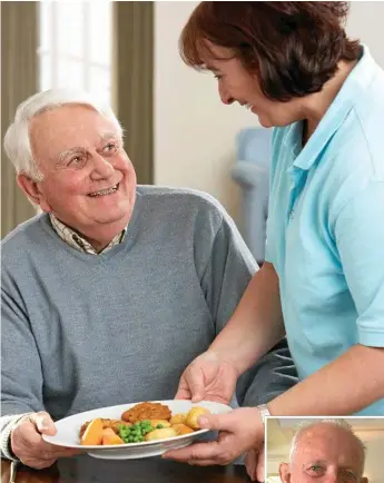  ?? Photos: iStock/contribute­d ?? ABOVE: Meals on Wheels is about more than just delivering food; it’s about connecting. RIGHT: Meals on Wheels volunteer John Schiavi.