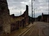  ?? ?? Oradour-Sur-Glane showing the tram line that once ran directly to Limoges