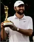  ?? MARTA LAVANDIER/AP ?? Scottie Scheffler was all smiles after his finalround 64 at TPC Sawgrass.