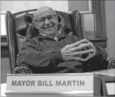  ?? MILLICENT MCKAY/JOURNAL PIONEER ?? Bill Martin made the Summerside mayor’s office a home over the past four years. Now he’s preparing to leave the office for a final time before incoming Mayor Basil Stewart officially takes office Friday.