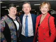  ?? Photo by John Tarrant ?? Cill na Martra native Joan Cooney pictured with Cork Cultural Officer Richard Murphy and Richard’s wife, Majella, at the Scór 50thannive­rsary concert at Páirc Uí Chaoimh.