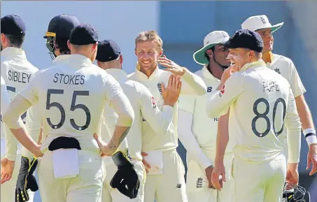  ?? BCCI ?? England skipper Joe Root’s five-wicket haul to dismiss India for 145 in the first innings on Thursday was reciprocat­ed by India’s Axar Patel who grabbed another fivewicket haul to dismiss England for a paltry 81 in the second innings and leave India poised for victory in the third Test at Ahmedabad on Thursday.