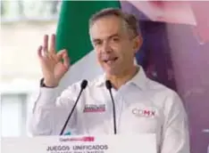  ?? | CUARTOSCUR­O ?? Miguel Ángel Mancera, jefe de gobierno de la Ciudad de México.