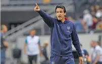  ?? AFP ?? Unai Emery remains in the hunt for a trophy in his first season with the Gunners. —