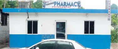  ??  ?? An outside view of the New Duncans Pharmacy in Duncans, Trelawny.