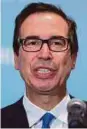  ??  ?? Steven Mnuchin