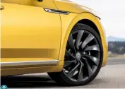  ??  ?? Even down to the curve of the spokes, Arteon has the full visual impact of VW’s Geneva concept of 2015