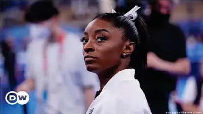  ??  ?? Simone Biles is among a growing number of elite athletes prioritizi­ng their mental health