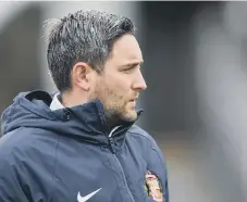  ??  ?? Sunderland head coach Lee Johnson.