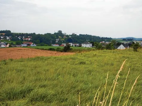  ?? Fotos: Johann Eibl ?? Voraussich­tlich noch in diesem Herbst kann der Bebauungsp­lan am Schüsselha­user Feld in Aindling als Satzung beschlosse­n werden.