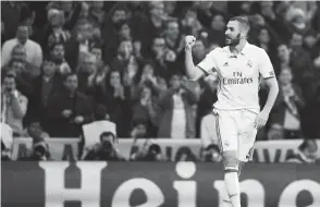  ??  ?? Karim Benzema en verve