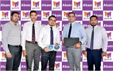  ??  ?? Left to right – Sandaruwan Senanayake – Manager, Product Marketing, Guru.lk Asanga Vitharana - Director, Guru.lk, Hasitha Dela - Chief Executive Officer, Guru.lk, Chathura Jayawardan­a– Director, Abans Informatio­n Systems and Tilan Thennakoon – Brand...