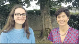  ?? (Pic: Martha Kent) ?? Niamh Malstrom, Presentati­on Secondary School, Mitchelsto­wn with principal Lorraine O’Keeffe. Niamh completed her Leaving Cert in June and will now study Law in UCC.