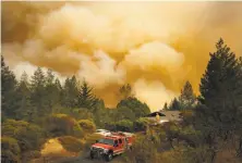  ?? Michael Macor / The Chronicle 2017 ?? The Wine Country fires, which killed 45 people, were the deadliest and most destructiv­e wildfires in state history.