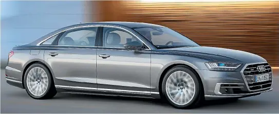  ?? SUPPLIED ?? The new Audi A8, the world’s first Level 3 autonomous production car, is headed to New Zealand this year. Sort of.