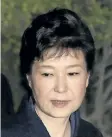  ??  ?? Park Geun-hye