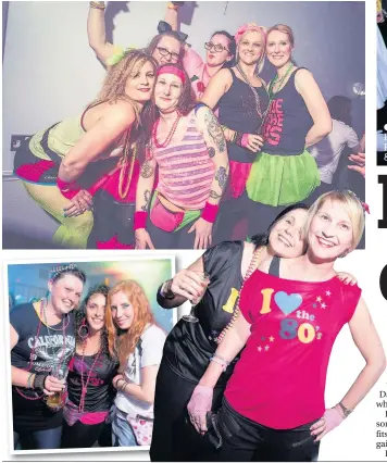  ??  ?? Revellers enjoy the Rubix party night at The Fleetwood Hesketh Sports & Social Club in Marshside