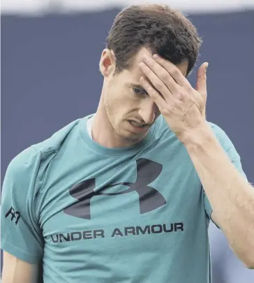  ??  ?? 0 Two-time champion Andy Murray will miss this year’s tournament at Wimbledon.