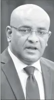  ??  ?? Bharrat Jagdeo