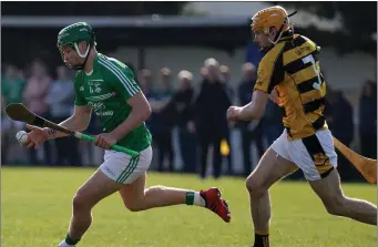  ??  ?? Conor McDonald (Naomh Eanna) and Eoin Boggan (Rathnure) will clash in the first round once again.