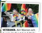  ??  ?? VETERANER. Airi Warren och Sussie Hedlund är två Prideveter­aner.