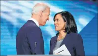  ?? AP FILE ?? ■
Joe Biden and then-candidate Kamala Harris at an event in 2019.