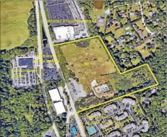  ?? SUBMITTED PHOTO ?? Pulte Homes is seeking conditiona­l use to construct a 254-townhouse developmen­t on the site of the former Spring Lake Recreation Center, Route 202.