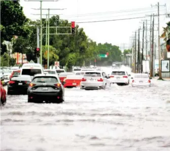  ??  ?? En Hermosillo se presentó la mayor cantidad de lluvia acumulada tras el paso de