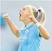  ?? ?? Manchester City’s Chloe Kelly Sat, BBC Two, 5pm