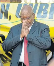  ?? /Freddy Mavunda ?? Reasonable prospects: Former president Jacob Zuma insists he has a “reasonable prospect of success” at the Constituti­onal Court.