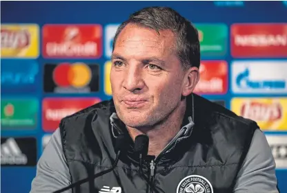  ?? Picture: SNS Group. ?? Brendan Rodgers says he expects to see Alashkert attack.