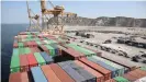  ??  ?? The strategica­lly located Gwadar port, which is run by a Chinese company, is in insurgency-hit Baluchista­n province