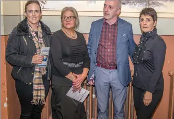  ??  ?? Western Drama Officials at the festival: Michelle McKim, Breege Colleran (Secretary), Brendan McGowan (Chairman) and Patricia McCarrick.