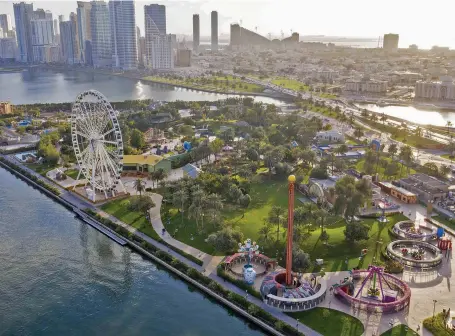  ?? Shurooq ?? Sharjah waterfront. The Sharjah Entreprene­urship Centre provided equity-free grants to 11 start-ups