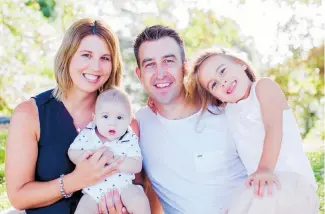  ?? Picture / Supplied ?? Rachel Phelps, with husband Gareth and children Zach and Ava, says a third child may be out of the question.