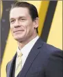  ?? Richard Shotwell / Associated Press ?? John Cena stars in “64th Man”, an audio series premiering on Audible on Thursday.