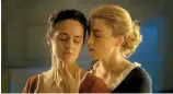  ??  ?? Noemie Merlant, left, and Adele Haenel star in Portrait of a Lady on Fire.