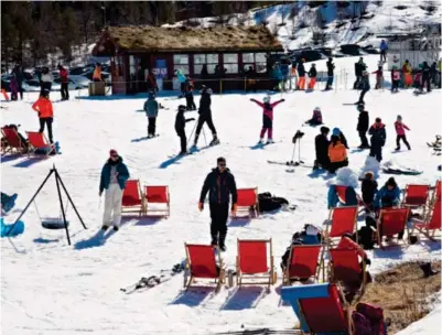  ?? ARKIVFOTO: MARITA AAREKOL ?? Slik så det ut på Kvamskogen i påsken i fjor. Det kommer det ikke til å gjøre i år.