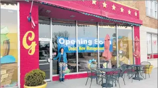  ?? LAURENE LEMANSKI PHOTO ?? New Gayety’s owner Laurene Lemanski is preparing to reopen the sweet shop on Ridge Road in downtown Lansing. She’s a former Gayety’s employee.