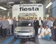  ?? EE ?? El ‘Fiesta’ ha sido el modelo más fabricado en Valencia.