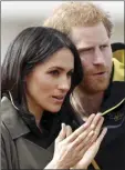  ??  ?? MARKLE AND HARRY Couple to wed Saturday