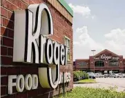  ?? David J. Phillip/associated Press ?? A proposed merger of Kroger and Albertsons would create a company with an annual revenue of about $200 billion with nearly 5,000 grocery stores.