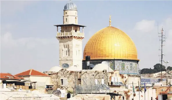  ??  ?? ► Una toma del Domo de la Roca en la Explanada de las Mezquitas, en Jerusalén Este.