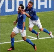  ?? (Photo Epa/Maxppp) ?? Eder a signé le seul but du match pour permettre à la Nazionale de glaner un deuxième succès de rang et de rejoindre les huitièmes.